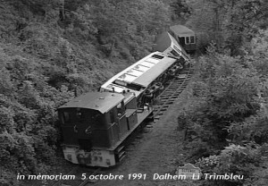 accident 5 octobre 1991 train touristique Li trimbleu Dalhem